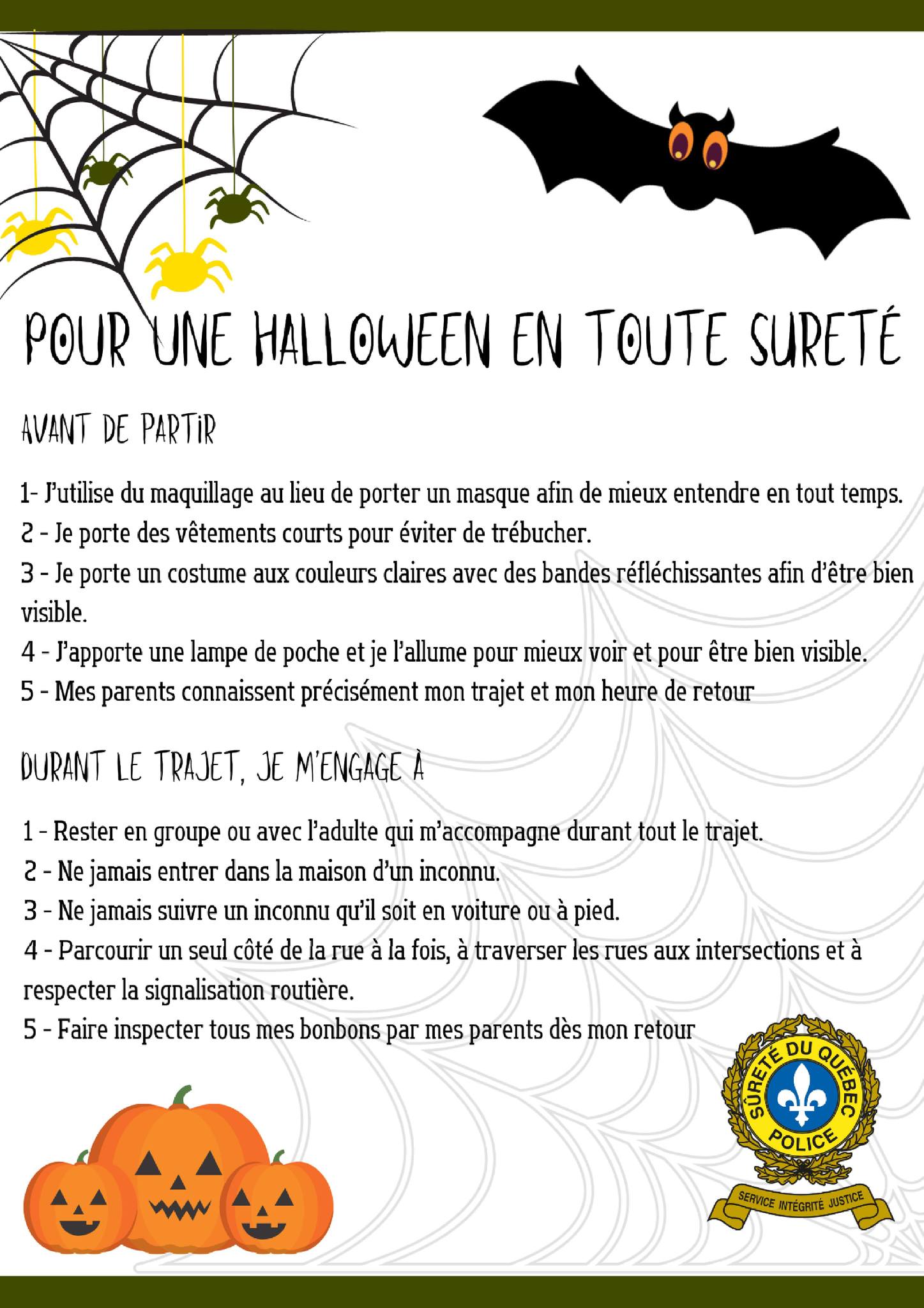 Halloween 31 octobre 2024 de 16 h à 20 h Municipalité de Wickham